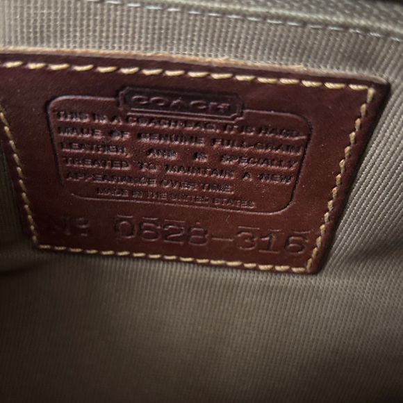 Coach White and Brown Shoulder Bag - Picture 14 of 14